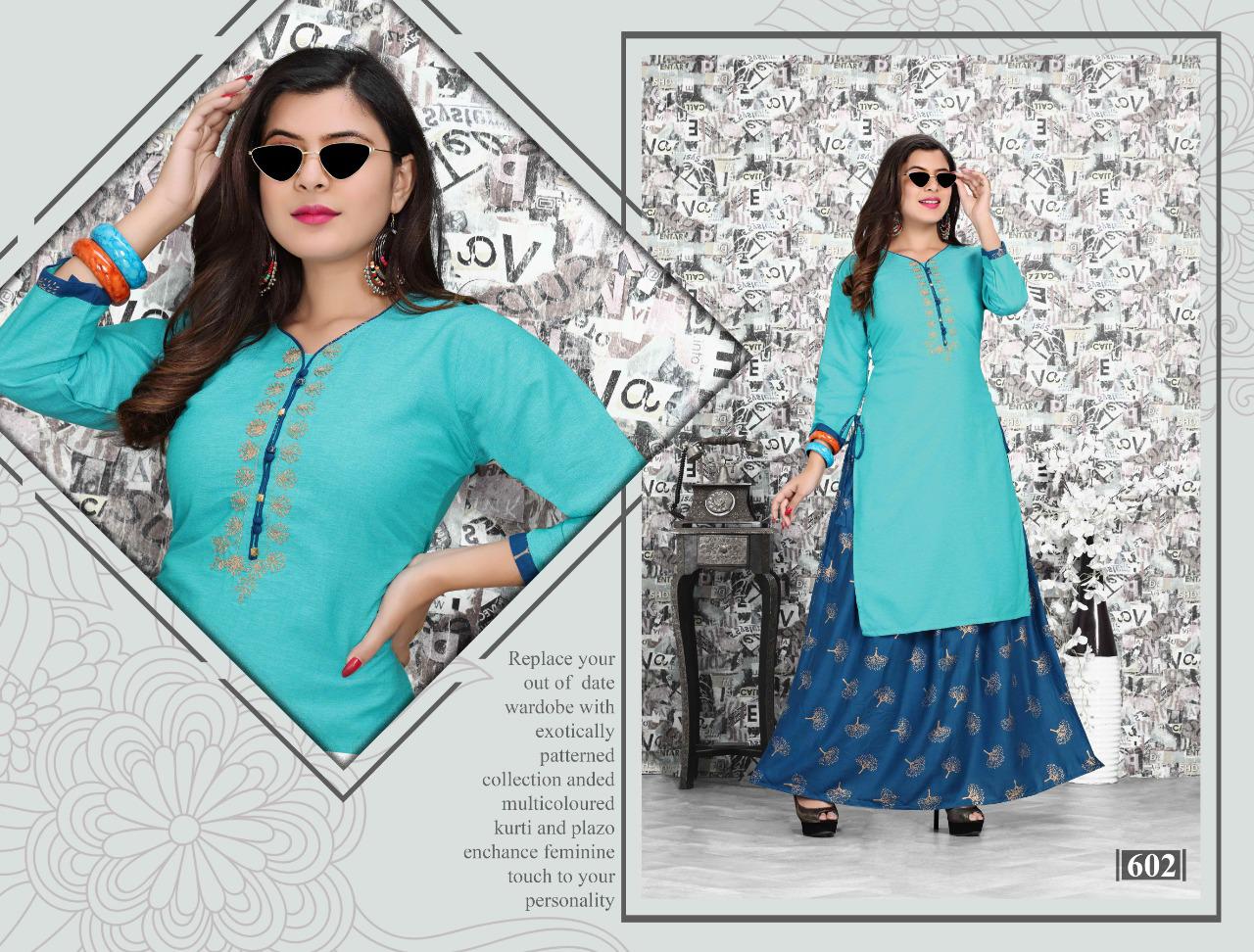 Beauty Queen Bestie Rayon Ethnic Wear Rayon Kurti With Bottom Collection